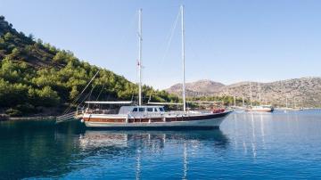 6 kabinli Bozburun mavi yolculuk teknesi Gulet Koray Ege