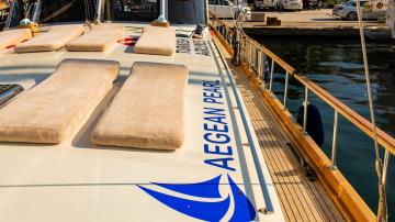 4 cabins Bodrum blue cruise boat Gulet Aegean Pearl