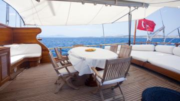 4 cabins Bodrum blue cruise boat Gulet Atalante