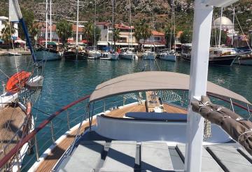 5 cabins Bozburun blue cruise boat Gulet Baba Şükrü E