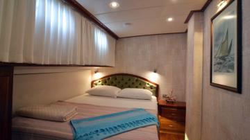 2 cabins Bodrum blue cruise boat Gulet Zorbaş
