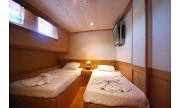 4 cabins Fethiye blue cruise boat Gulet Cemre Mila