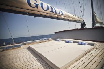 5 kabinli Bodrum mavi yolculuk teknesi Gulet Gora