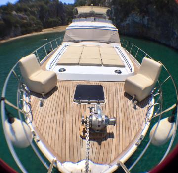 2 cabins Lagoon motor yacht for rent in Gocek