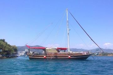 2 kabinli Fethiye mavi yolculuk teknesi Gulet Daphne