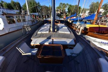 4 kabinli Bodrum mavi yolculuk teknesi Gulet Whisper 1