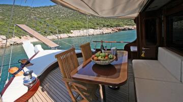 2 cabins Bodrum blue cruise boat Gulet Hayal 62