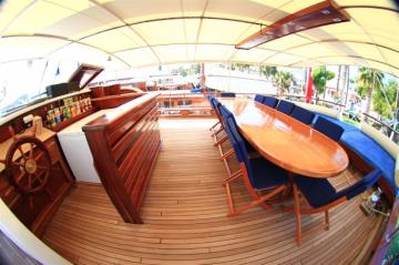 6 kabinli Marmaris mavi yolculuk teknesi Gulet Arda Deniz