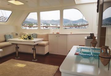 4 cabins Bodrum blue cruise boat Gulet Elifim 11