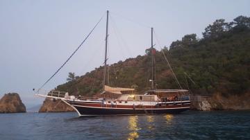7 cabins Gocek blue cruise boat Gulet Serenidad