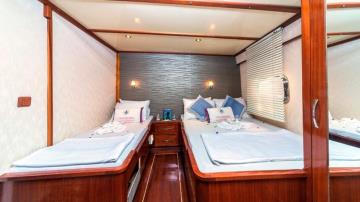 8 cabins Marmaris blue cruise boat Gulet Sergül Hatun