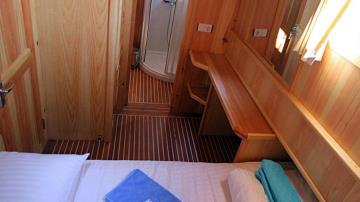 4 kabinli Bodrum mavi yolculuk teknesi Gulet Ayaz