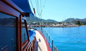 7 kabinli Marmaris mavi yolculuk teknesi Gulet Liebling