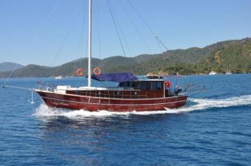3 cabins Fethiye blue cruise boat Gulet Yakamoz F