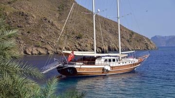 6 kabinli Bozburun mavi yolculuk teknesi Gulet Erva Demir