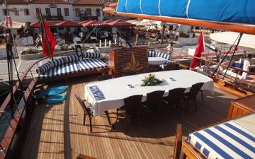 6 cabins Marmaris blue cruise boat Gulet Alize