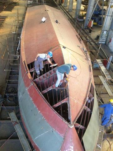 Steel and aluminum Crew Boat construction Otoyol