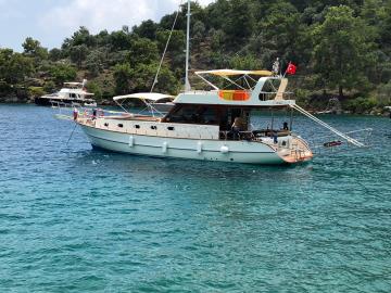 2 cabins Gocek blue cruise boat Gulet Ayna