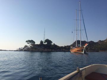 6 kabinli Fethiye mavi yolculuk teknesi Gulet Kasapoğlu 5