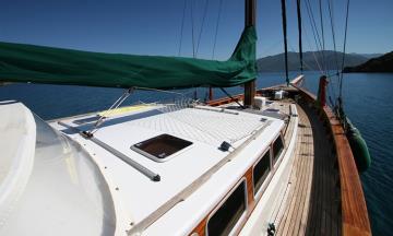 3 kabinli Bodrum mavi yolculuk teknesi Gulet Vongole