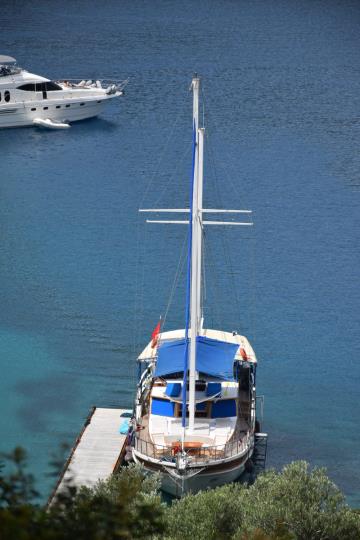 3 kabinli Fethiye mavi yolculuk teknesi Gulet Seda C