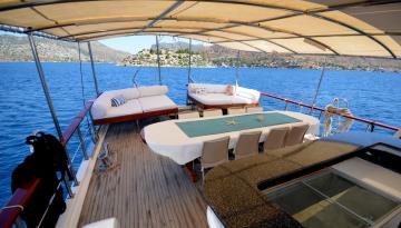6 kabinli Marmaris mavi yolculuk teknesi Gulet Esperanza