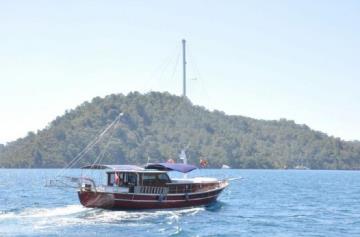 3 cabins Fethiye blue cruise boat Gulet Yakamoz F