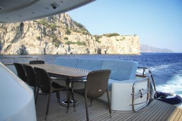 5 cabins Tutku motor yacht for rent in Marmaris