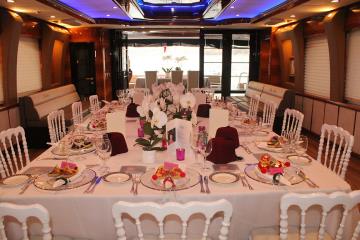 70 person Bosphorus cruise boat Den Den Mega