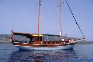 3 kabinli Bodrum mavi yolculuk teknesi Gulet Aylin Mary