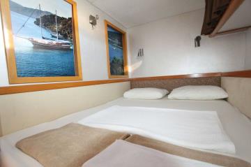 3 cabins Bodrum blue cruise boat Gulet Rengin 2