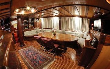 7 cabins Selimiye blue cruise boat Gulet Nirvana 2