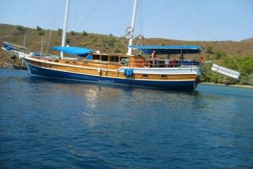 6 kabinli Bozburun mavi yolculuk teknesi Gulet Alper 98