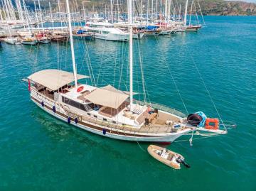 6 cabins Fethiye blue cruise boat Gulet NoMade