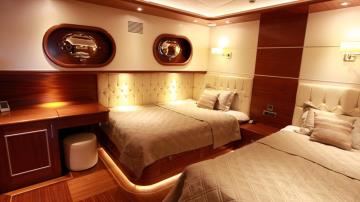 6 cabins Bodrum blue cruise boat Gulet Carpe Diem 5