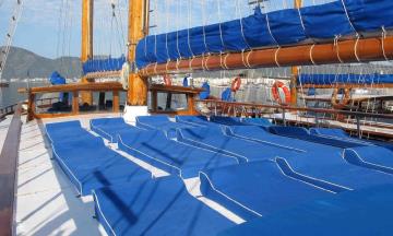 8 cabins Marmaris blue cruise boat Gulet Bahriyeli D