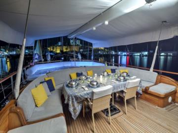 4 cabins Bodrum blue cruise boat Gulet Shanti
