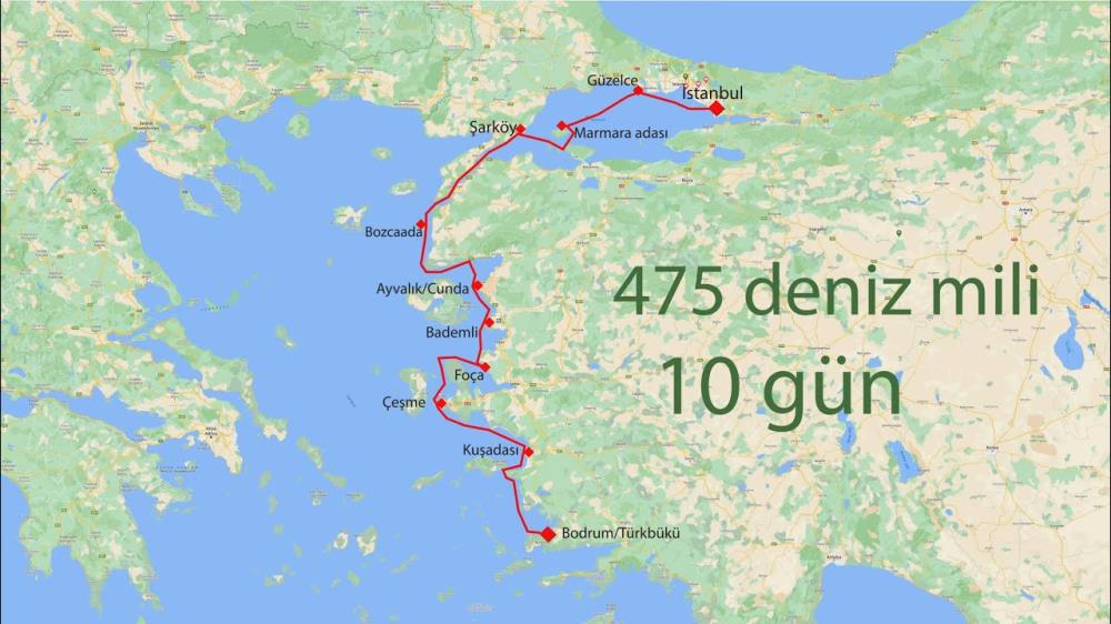 İstanbul'dan Bodrum'a Tekne Turu