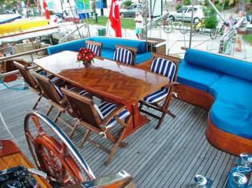 4 cabins Gocek blue cruise boat Gulet Metro Star