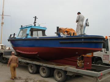 Steel and aluminum Mooring Boat construction Palamar I