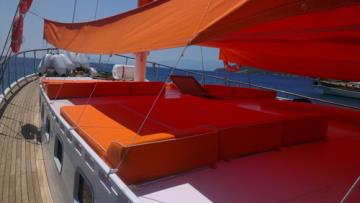 6 cabins Bodrum blue cruise boat Gulet Arancia