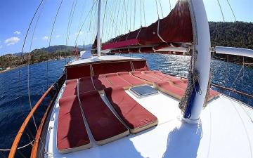 7 cabins Selimiye blue cruise boat Gulet Nirvana 2