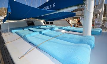7 cabins Bozburun blue cruise boat Gulet Oğuz 5