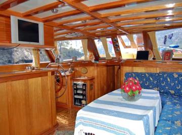 4 cabins Gocek blue cruise boat Gulet Metro Star