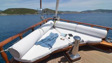 4 cabins Bodrum blue cruise boat Gulet Smyrna 1