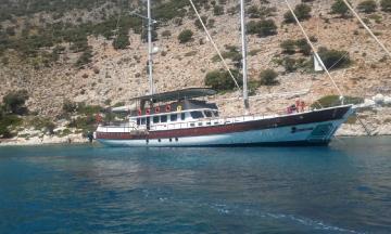 8 kabinli Bodrum mavi yolculuk teknesi Gulet Oğuzbey