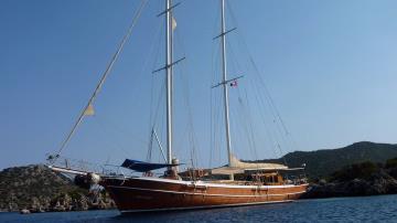 6 cabins Bodrum blue cruise boat Gulet Bibi Ayşegül