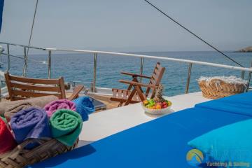3 cabins Fethiye blue cruise boat Gulet Parlak
