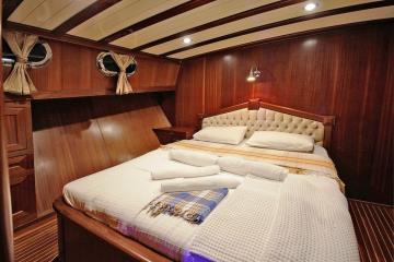5 cabins Bozburun blue cruise boat Gulet Santa Maria