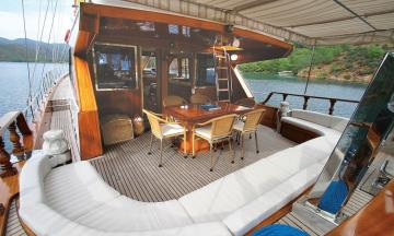 3 cabins Marmaris blue cruise boat Gulet Serenity 70